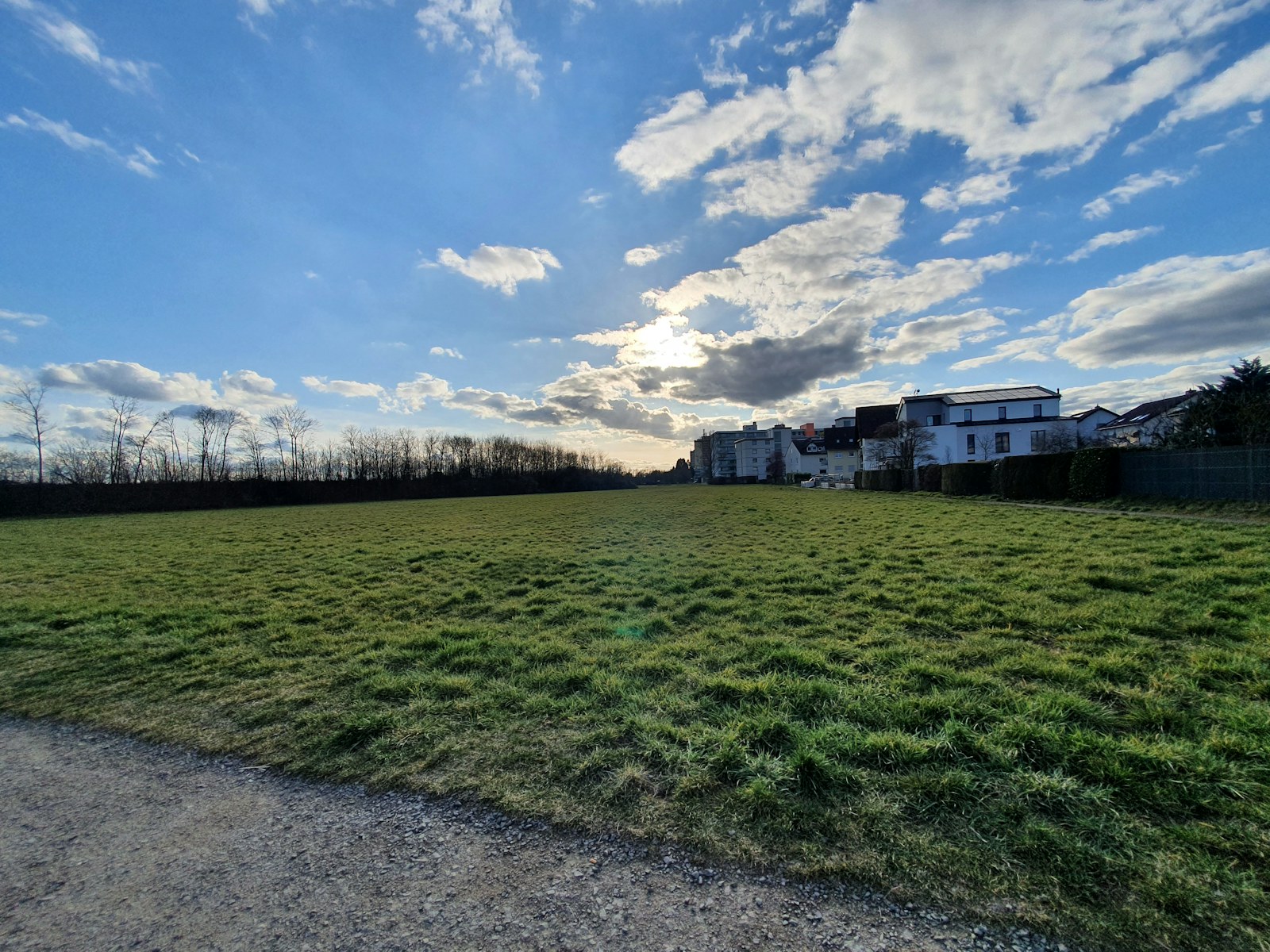 Freifläche am Ortsrand von Maintal